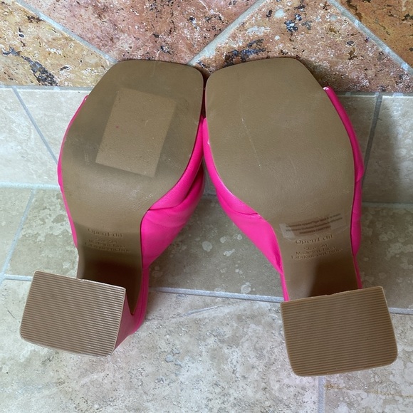 Open Edit Chunky Heeled Mules Size 5 - Picture 9 of 13